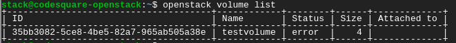 openstack-volume-list